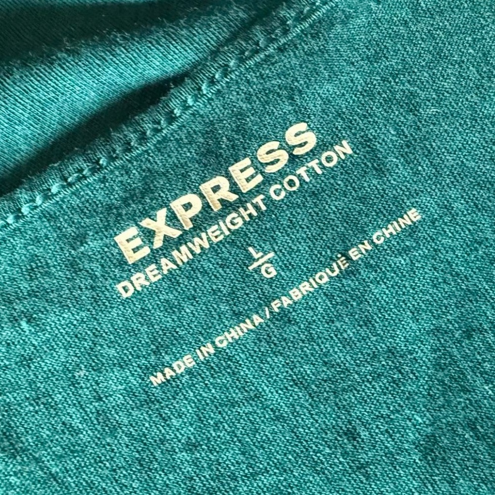 Express Blue Sequin Tank Size Large - Picture 5 of 6